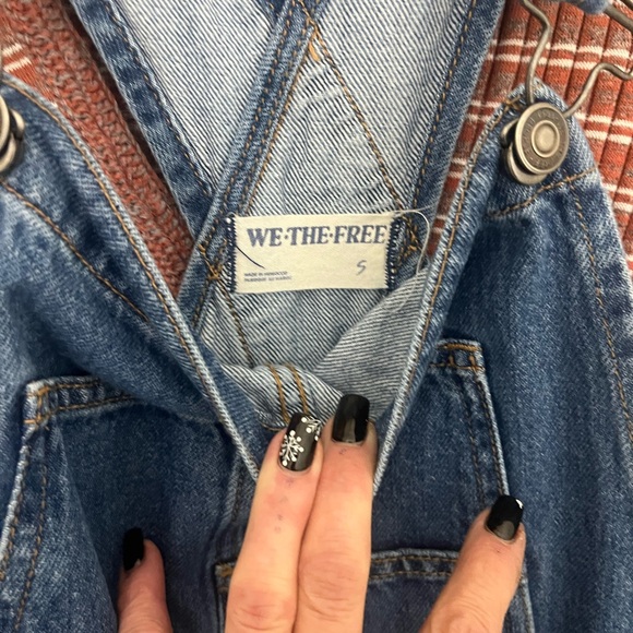 Adorable Denim Overalls by We The Free - Picture 4 of 4